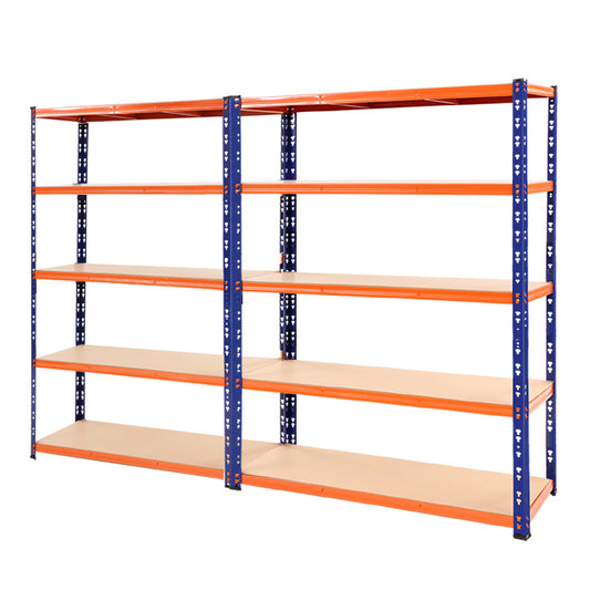 Marlook 2.4Mx1.8M Garage Shelving Warehouse Rack Pallet Racking Storage Blue