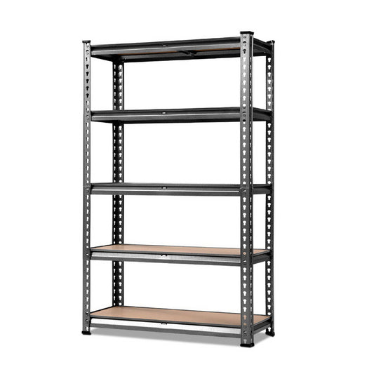 Marlook 1.5M Garage Shelving Warehouse Rack Pallet Racking Storage Shelf Charcoal