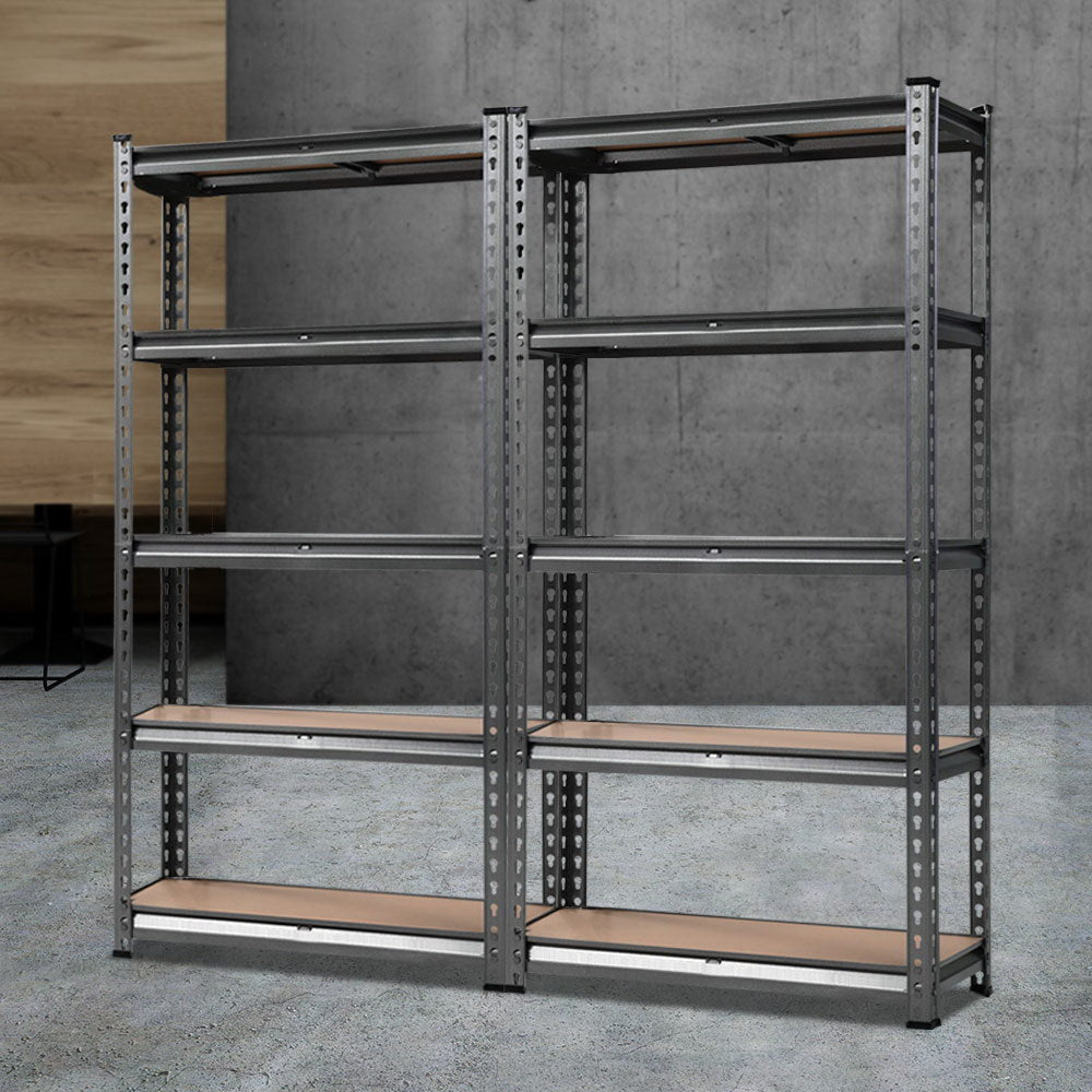 Marlook 2x1.5M Garage Shelving Warehouse Rack Storage Racking Storage Steel
