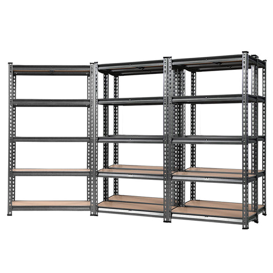 Marlook 5x1.5M Garage Shelving Warehouse Rack Pallet Racking Storage Charcoal