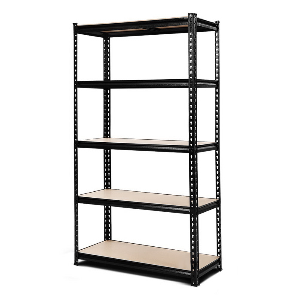 Marlook 1.8M Garage Shelving Warehouse Rack Pallet Racking Storage Shelve Black