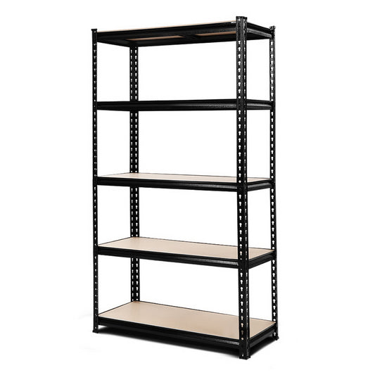 Marlook 1.8M Garage Shelving Warehouse Rack Pallet Racking Storage Shelve Black