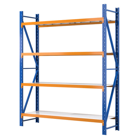 Marlook 2.4Mx2M Garage Shelving Warehouse Rack Pallet Racking Storage Shelf Blue
